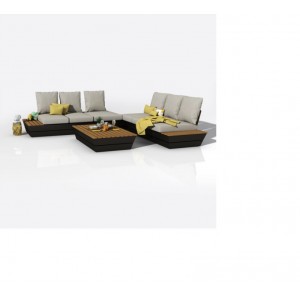 Sodo baldai, kampinių sofų komplektas ROMA