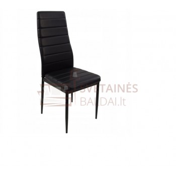 6 ekologiškos odos kėdės ir stalas 